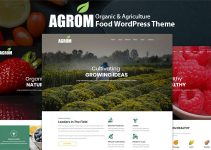 Agrom - Organic & Agriculture Food WordPress Theme