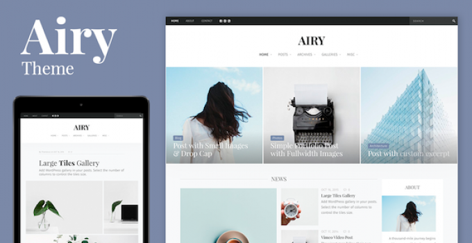 Airy - Flexible Blog & Magazine WordPress Theme