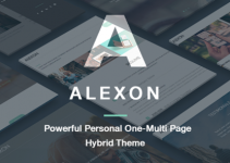 Alexon - Personal One-Multi Page Hybrid WP Theme
