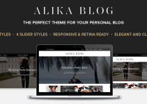 Alika - Personal WordPress Blog Theme