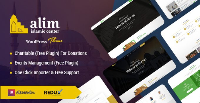 Alim - Islamic Institute & Mosque WordPress Theme