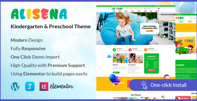 Alisena - Kindergarten & Preschool WordPress Theme