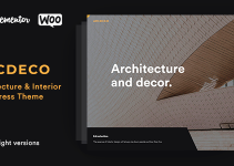 Arcdeco - Architecture & Interior Design Theme