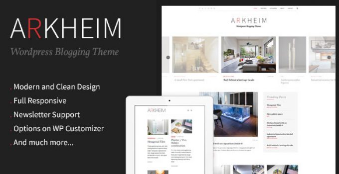 Arkheim - WordPress Blog Theme