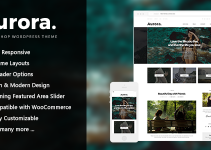 Aurora - Lifestyle Blog and Shop WordPress Theme