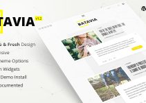 Batavia | A Fresh WordPress Personal Blog Theme