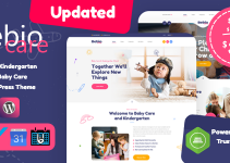 Bebio - Kindergarten & Baby Care WordPress Theme