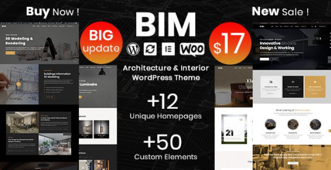 BIM - Architecture Consultancy WordPress theme