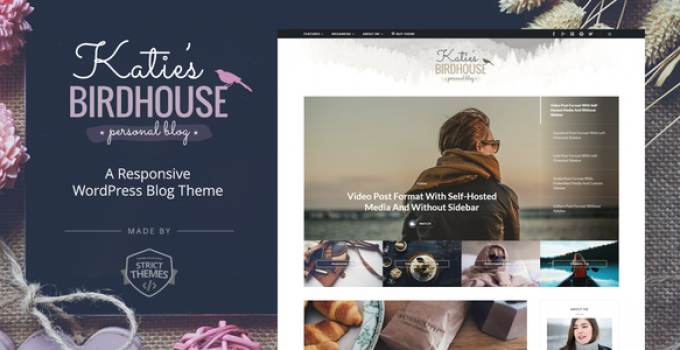 BirdHouse - A Responsive WordPress Blog Theme