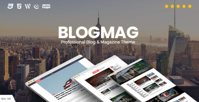 BlogMag - Responsive Blog and Magazine WordPress Theme