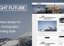 BrightFuture - Minimal Blog WordPress Theme