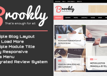 Brookly - Fashion Magazine Blog WordPress Theme