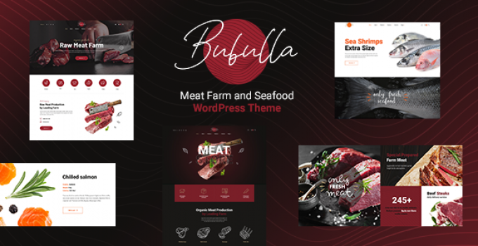 Bubulla - Meat Farm & Seafood Store WordPress Theme