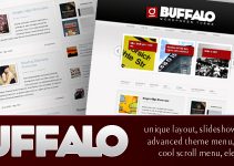 Buffalo - Unique WordPress Theme (5 in 1)