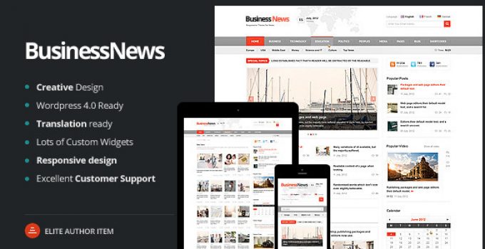 Business News - Responsive Magazine, News, Blog