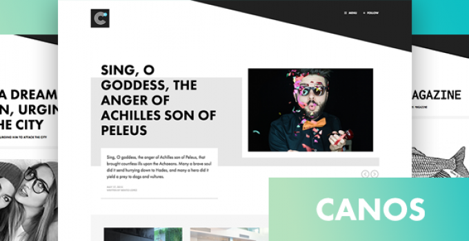 Canos - A Creative WordPress Blog Theme