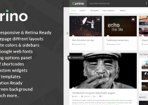 Carino - Retina Responsive WordPress Blog Theme