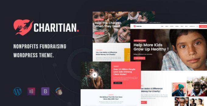 Charitian - NonProfit Charity WordPress Theme