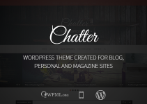 Chatter - Responsive WordPress Blog Theme