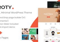 Clean Minimal Shop WordPress WooCommerce Theme