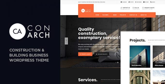 Con Arch - Construction & Building Business WordPress Theme