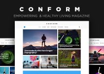 Con Form - Healthy Lifestyle Magazine Theme
