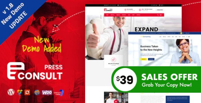 Consult Press - Finance & Consulting Business WordPress Theme