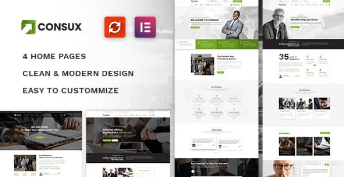 Consux - Business, Consulting WordPress Theme