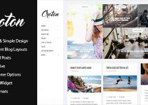 Croton - Simple And Clean WordPress Personal Blog Theme