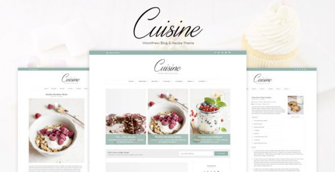 Cuisine - WordPress Blog & Recipe Theme