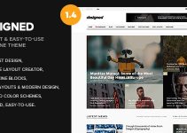 Designed - Magazine / Newspaper / Blog WordPress Theme