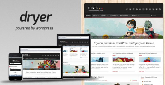 Dryer - Multipurpose WordPress Theme