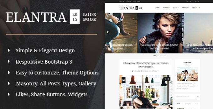 Elantra 2015 - Elegant Personal Blogging Theme