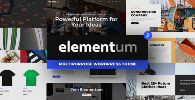 Elementum - MultiPurpose High-Perfomance WP Theme