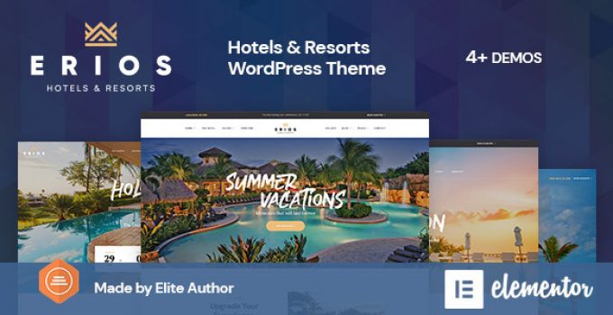 Erios - Resort & Hotel WordPress Theme