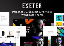 Exeter - Personal Portfolio WordPress Theme