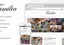 Familia - WordPress Blog Theme
