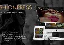 FashionPress - WordPress Theme for Fashion Bloggers - Responsive Blog Template