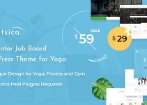 Fitsica - Yoga Jobboard WordPress Theme