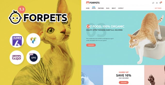 Forpets - Food Shop WooCommerce Theme