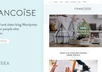 Francoise - Personal WordPress Blog Theme