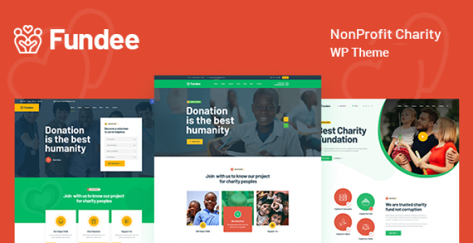 Fundee - NonProfit Charity WordPress Theme