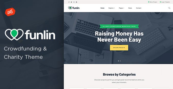 Funlin - Crowdfunding & Charity Theme
