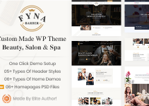 Fyna - Beauty salon and Spa WordPress Theme