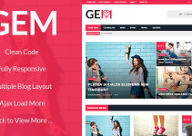 GEM - Viral, News, Magazine WordPress Theme