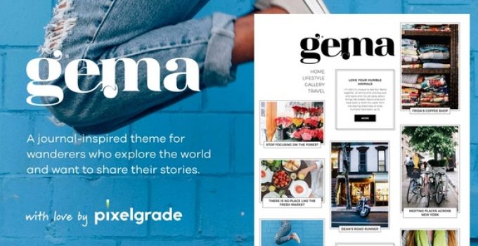 Gema - Journal Inspired WordPress Theme