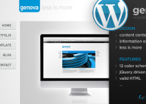 Genova - Minimalistic WordPress Template