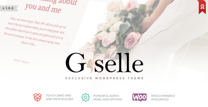 Giselle - Exclusive Blog & Fashion WordPress Theme