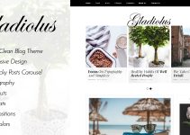 Gladiolus - A Responsive WordPress Blog Theme