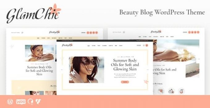 GlamChic | Beauty Blog & Online Magazine WordPress Theme